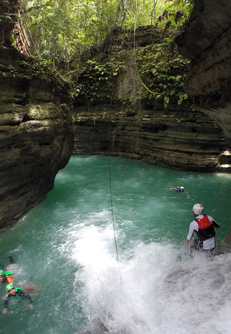 Canyoning aux Philippines