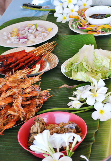 Cours de cuisine locale aux Philippines