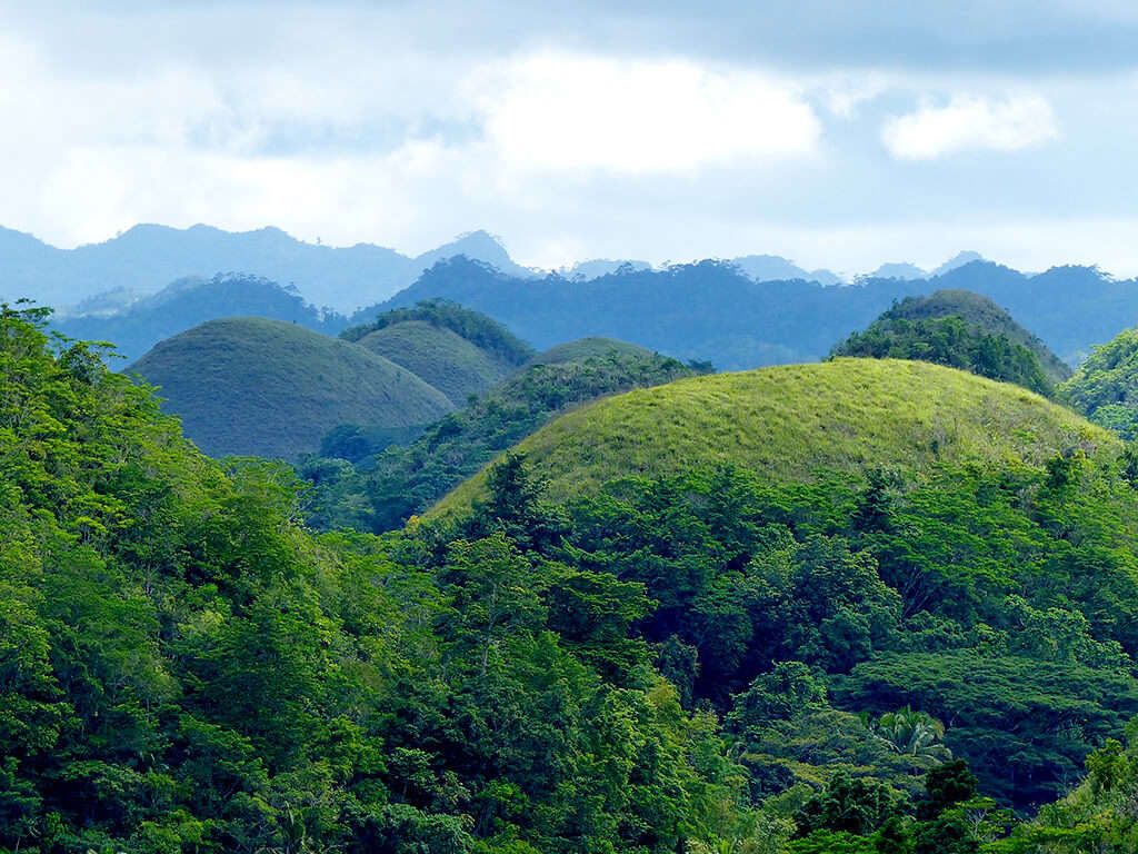 Les chocolate hills de Bohol