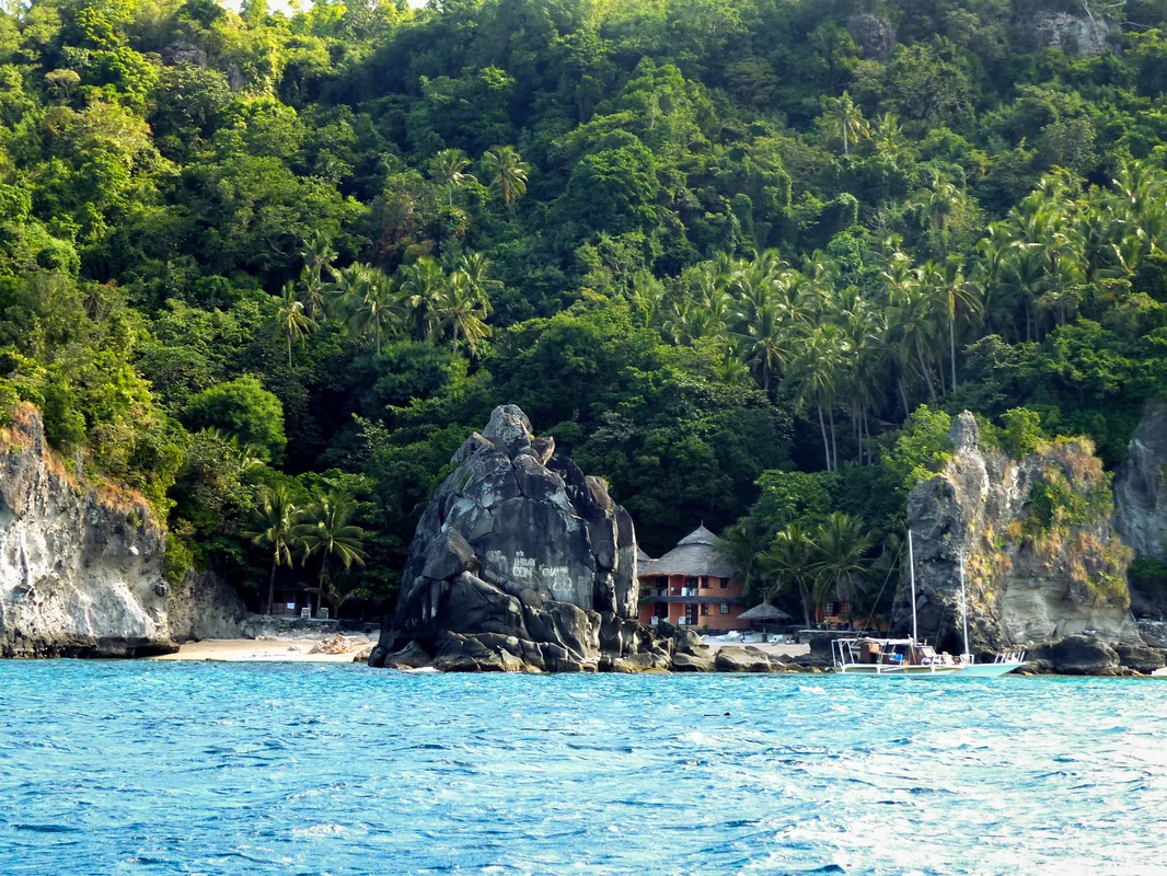Paysages de l'île d'Apo dans la région de Negros aux Philippines