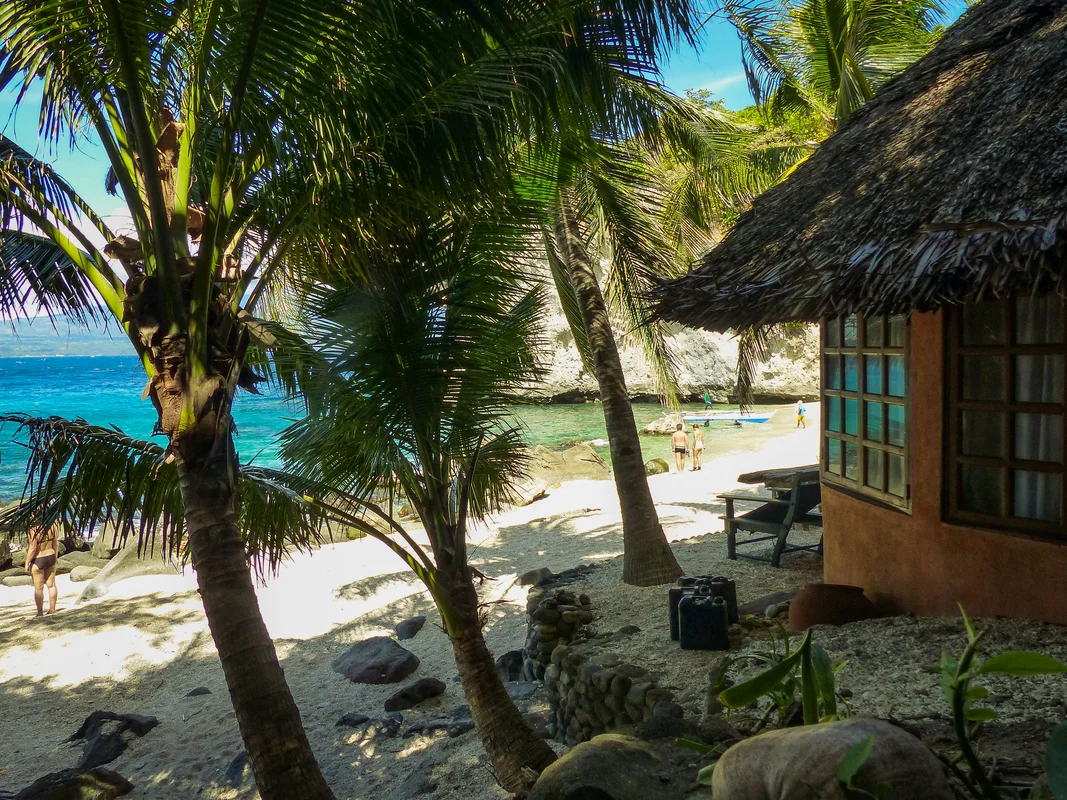 Paysages de l'île d'Apo dans la région de Negros aux Philippines