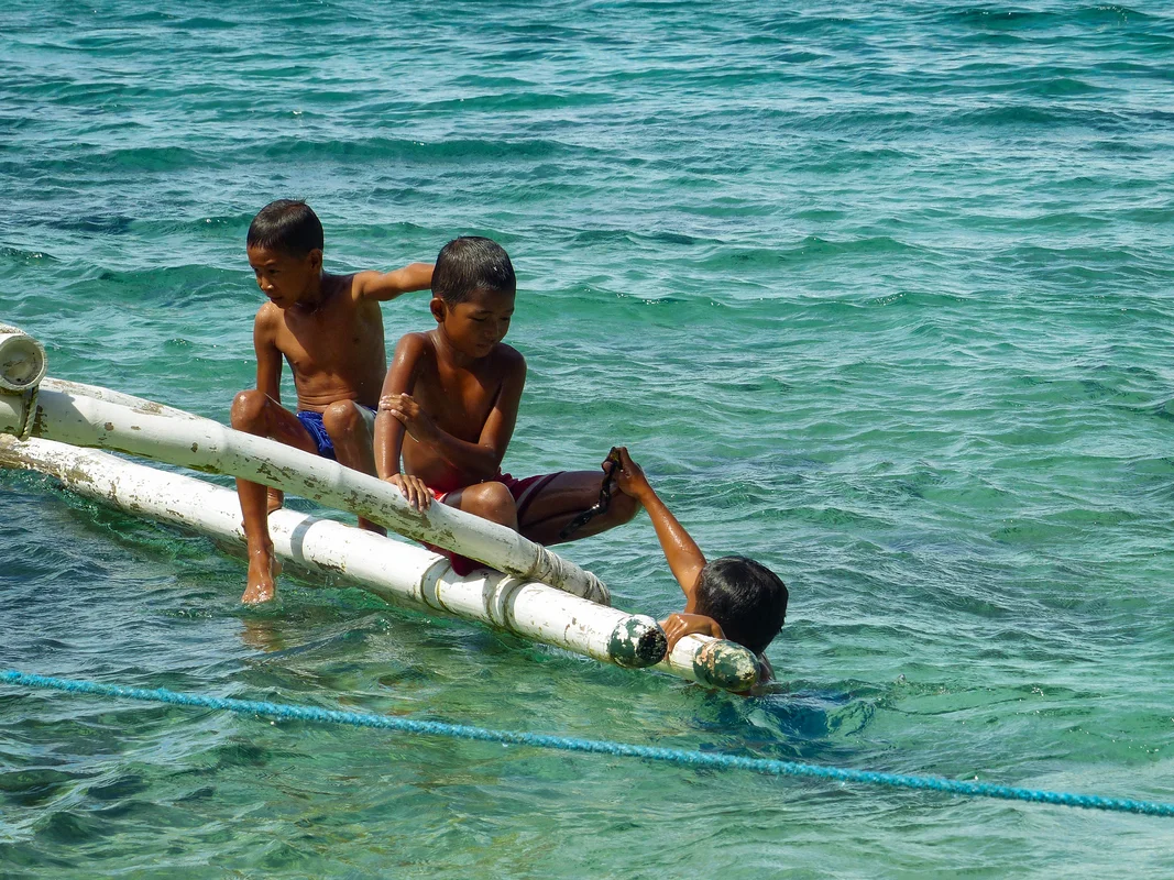 Paysages de l'île d'Apo dans la région de Negros aux Philippines