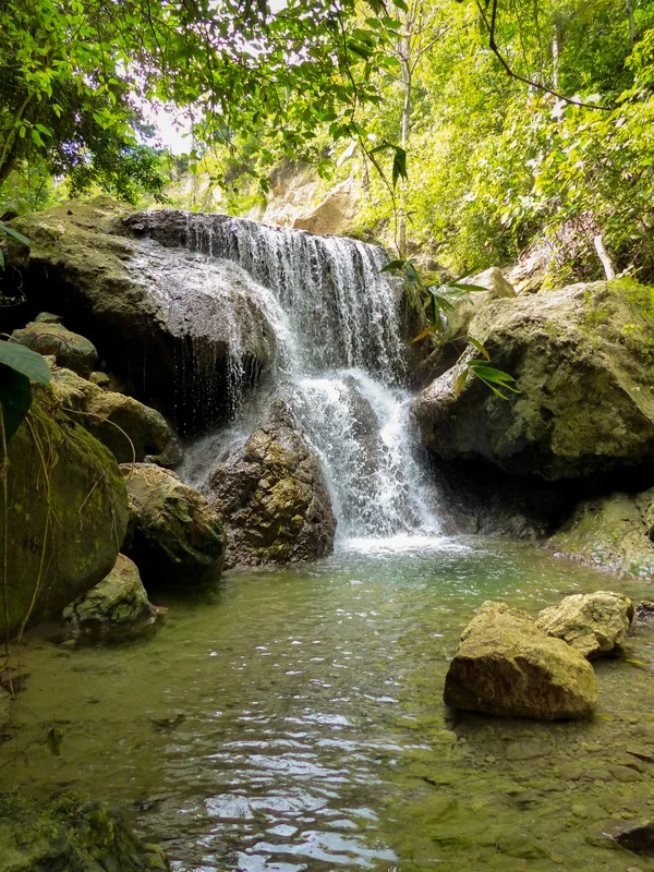 Paysages de l'île d'Apo dans la région de Negros aux Philippines