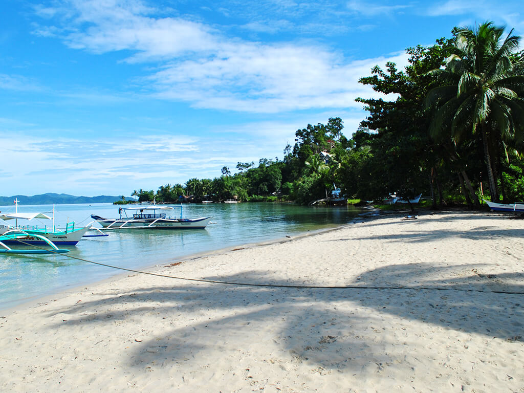 Plage à Palawan, Philippines.