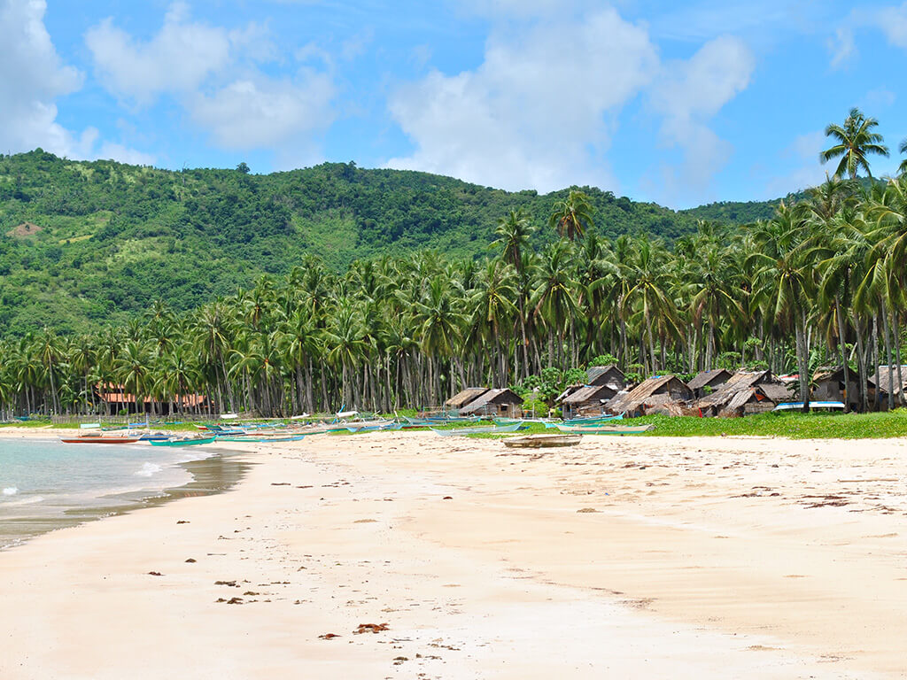 Plage à Palawan, Philippines.