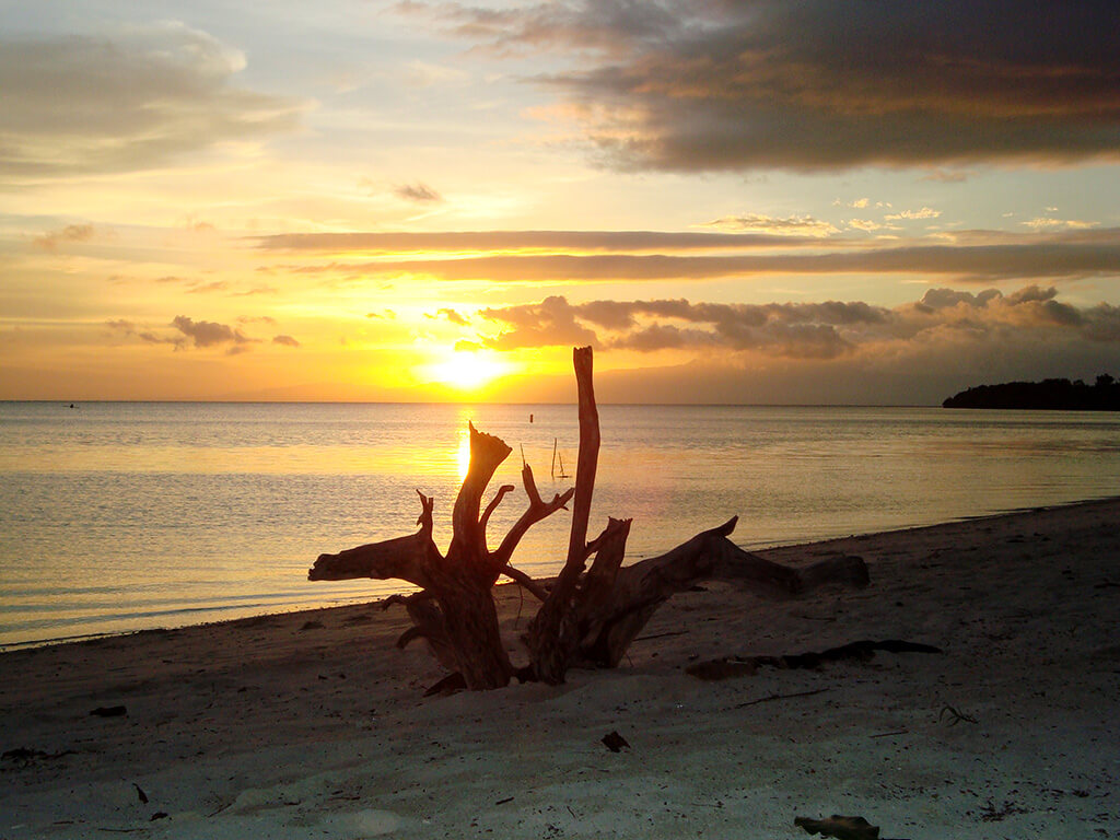 Coucher de soleil à siquijor.