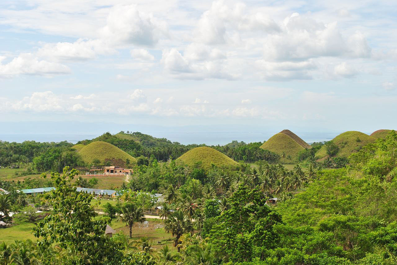 Les montagnes et campagnes des Philippines